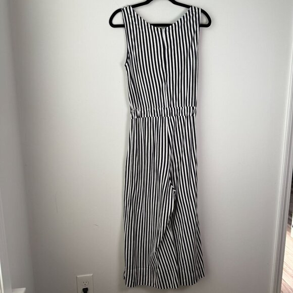 M.D.S Stripes 100% Cotton Amanda Jumper Navy Stripe Size 1/Small - Picture 4 of 12